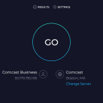Ookla broadband test (aka speedtest.net)