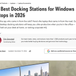 The Best Docking Stations for Windows Laptops in 2026