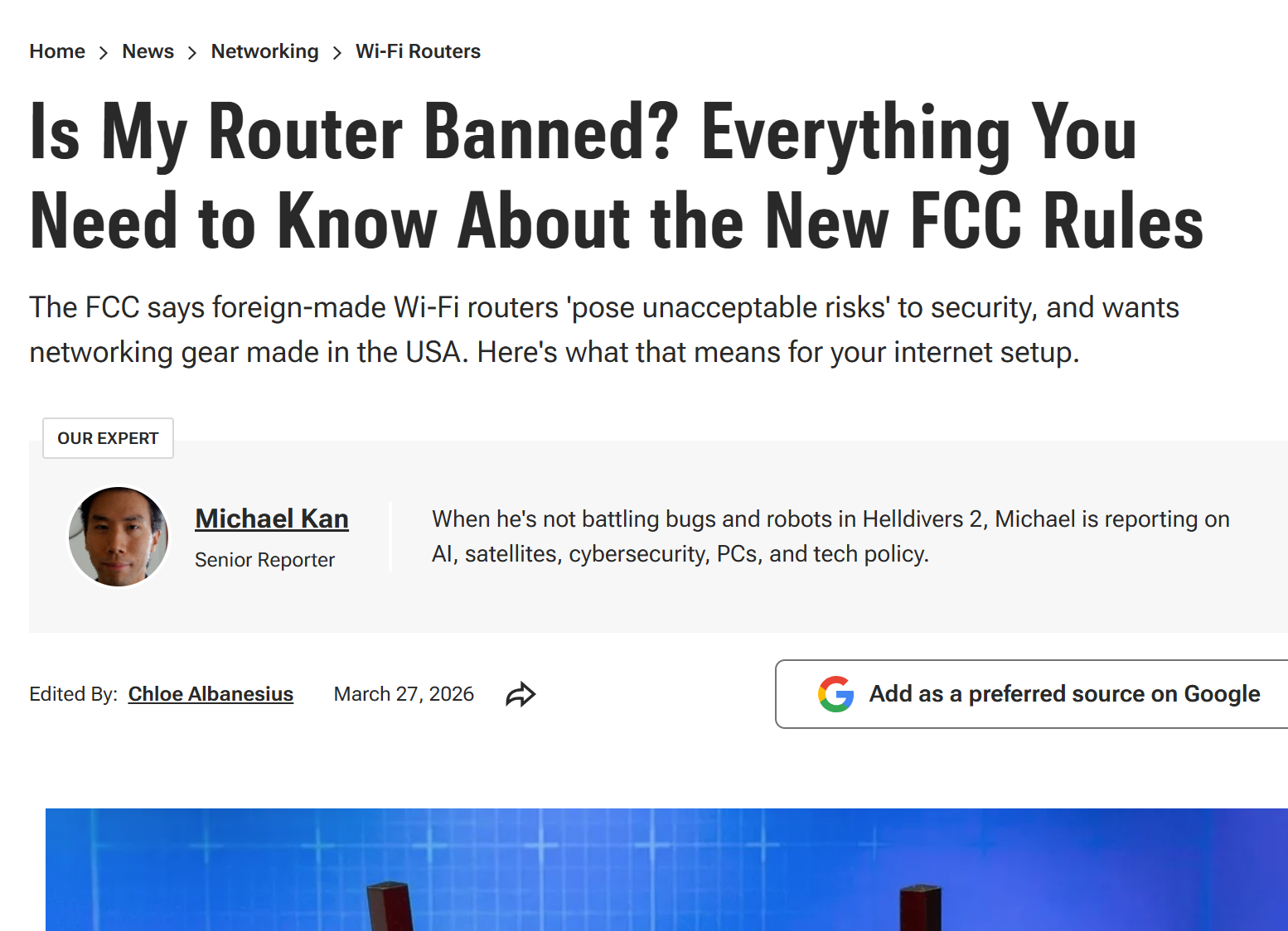 Is My Router Banned? Everything You Need to Know About the New FCC Rules