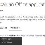 Repair an Office application - Microsoft Support